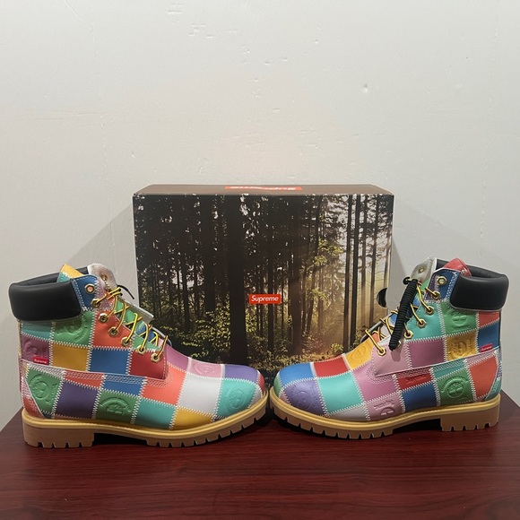 Timberland Other - Timberland x Supreme, Mid Lace Waterproof Boot, TB 0A5TBZA6B, Patchwork